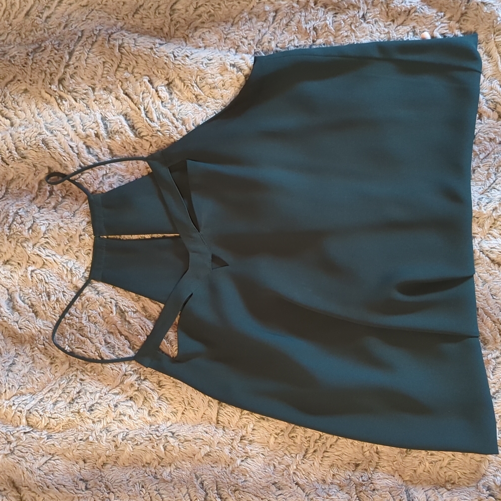 Express spaghetti strap dress shirt